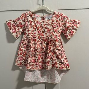 Bailey’s Blossoms high low dress size 6-9 months NWT